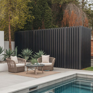 Paneles <span class=keywords><strong>de</strong></span> Cerca Decorativos <span class=keywords><strong>de</strong></span> Aluminio <span class=keywords><strong>de</strong></span> Alta Calidad y Bajo Costo <span class=keywords><strong>para</strong></span> Privacidad en el Hogar, Listones <span class=keywords><strong>para</strong></span> Piscinas, Precios <span class=keywords><strong>de</strong></span> Listones <span class=keywords><strong>de</strong></span> Aluminio Cortados con Láser - Product Image 1