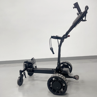 Chariot de golf électrique 2026 Caddy 4 roues avec moteur 500W, télécommande, pliable, fonction 'Follow Me'