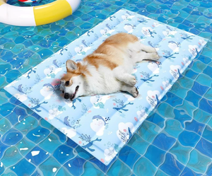 Meistverkauftes Sommer-Haustierbett Modernes Cartoon-Design Wasserdicht Atmungsaktiv Weich Langlebig Umweltfreundlich <span class=keywords><strong>Gel</strong></span>-Kühlmatte für Hunde - Product Image 4