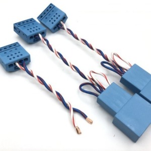 Conector Adaptador de Audio Automotriz de Plástico Azul para Altavoz de Coche, Woofer, Tweeter, Conector Macho y Hembra - Product Image 1