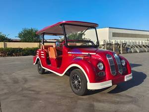 Carritos de Golf Eléctricos Clásicos Antiguos Retro Vintage de Fabricante Chino 2026, 7-9 Asientos, Velocidad Máxima de 40 km/h, Autonomía de 70-90 km - Product Image 4