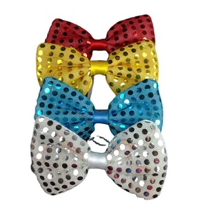 Cravatta con Paillettes LED Economica, Papillon Luminoso per Uomo e Donna, Papillon Lampeggiante per Feste, Festival, Scuola e Spettacoli - Product Image 4