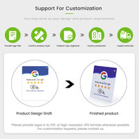 Support de table NFC en acrylique PVC prêt à être expédié pour affichage de menu et avis Google – Support NFC pour restaurant
