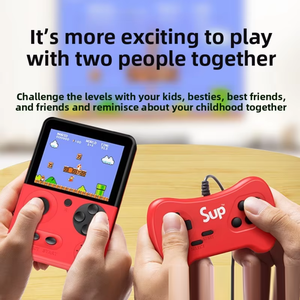 <span class=keywords><strong>Console</strong></span> de jeu portable 500-en-1 avec écran de 2,4 pouces et 3 pouces, mini <span class=keywords><strong>console</strong></span> de jeu de poche - Product Image 4