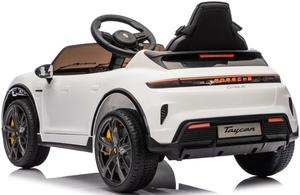 Voiture électrique pour enfants 12V sous licence <span class=keywords><strong>Porsche</strong></span> <span class=keywords><strong>Taycan</strong></span> Turbo S, véhicule jouet électrique pour enfants avec télécommande <span class=keywords><strong>2</strong></span>.4G pour les enfants de 3 à 8 ans - Product Image 3