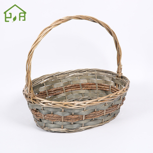 Lớn Phục Sinh Trang Trí Quà Tặng Lưu Trữ Set Liễu Hoa <span class=keywords><strong>Wicker</strong></span> Giỏ Với Xử Lý Thanh Lịch <span class=keywords><strong>Wicker</strong></span> Hộp Cho Lưu Trữ Tổ Chức - Product Image 6