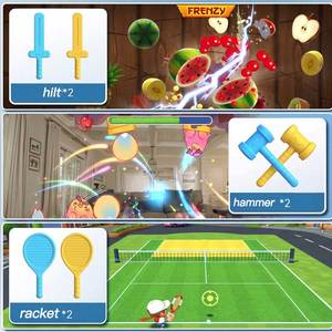 เหมาะสำหรับเกมสนามเด็กเล่นรุ่นใหม่ รวมถึงชุดเซ็นเซอร์ตรวจจับความเคลื่อนไหว, ไม้แร็กเก็ต, ดาบไลท์เซเบอร์, ด้ามจับ และอุปกรณ์เสริมของเล่นสำหรับเด็กและผู้ปกครอง - Product Image 6