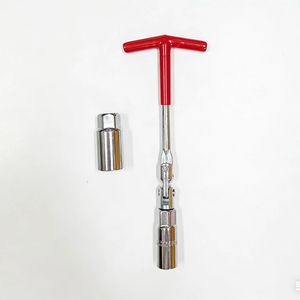 Lot de 5 clés universelles de 14 mm, 16 mm, <span class=keywords><strong>18</strong></span> mm, 21 mm pour le retrait des bougies d'allumage, clé à douille rotative à 360 degrés pour la réparation automobile - Product Image 4