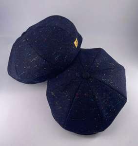 Béret Homme Automne Hiver Entièrement Personnalisé, Logo Personnalisé, Tissu Personnalisé, Tissu en Laine Matelassé, Casquette Newsboy - Product Image 2