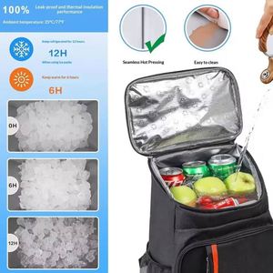Sac à dos isotherme promotionnel personnalisé en gros, étanche, pour week-end, livraison de repas, pique-nique, glacière thermique pour le déjeuner - Product Image 5