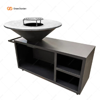Barbecue en acier corten Top vente foyer en acier corten Barbecue Grill Bbq