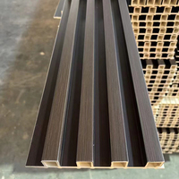 Panel Dinding WPC Berbahan Kayu, Beralur, Tahan Air, Dekoratif untuk Interior dan Eksterior Rumah, Hotel, Kantor