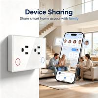 Prise intelligente UBARO US Standard 15A Tuya Zigbee avec mesure de la consommation et minuterie à distance via application, compatible Google Assistant et Alexa Voice