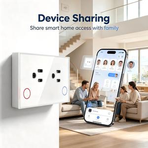 Prise intelligente UBARO US Standard 15A Tuya Zigbee avec mesure de la consommation et minuterie à distance via application, compatible Google Assistant et Alexa Voice - Product Image 5