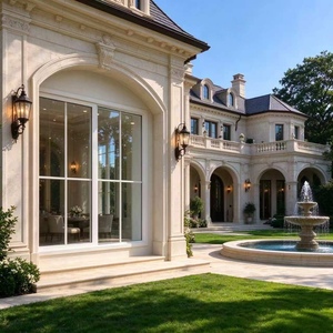 Portail coulissant à double rail UPVC 62, équipé de boîtiers robustes, adapté aux manoirs privés et aux locaux commerciaux - Product Image 3