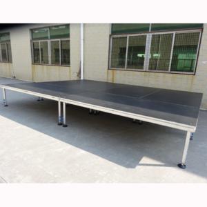 Scène mobile d'extérieur à montage rapide, plateforme de scène, estrade pour batterie en aluminium avec surface antidérapante, certifiée CE - Product Image 3