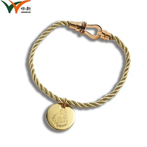 Custom Ship Logo Bracelet Men Women Gift Cheap Party Trendy Wedding Customized Bracelet - Product Image 2