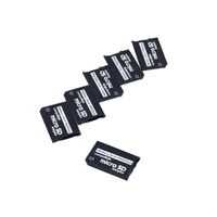 Lector de Tarjetas Memory Stick Pro Duo para PSP 1000, Adaptador de Tarjeta Micro SD TF a MS para PSP2000, Convertidor de Tarjeta de Memoria para PSP3000