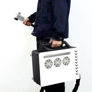 Máquina de limpieza láser <span class=keywords><strong>para</strong></span> eliminar el óxido y la pintura Máquina láser de limpieza de madera de limpieza láser industrial portátil de alta potencia - Product Image 2