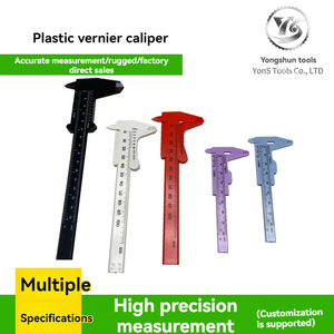 उच्च गुणवत्ता वाले थोक 0 80 मिमी डबल स्केल प्लास्टिक वर्नियर कैलिपर गहने माप छात्र कैलिपर मिनी मापने उपकरण - Product Image 2