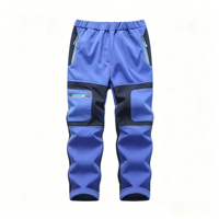 Indepth Kids Outdoor Fleece gevoerde, zware, verdikte unisex, omkeerbare, milieuvriendelijke, winddichte lange broek voor de winter