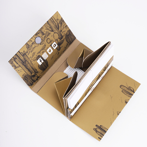 Papel de Liar Sin Blanquear ni Blanqueado 2026, con Filtro Magnético Elástico Integrado, Cierre de Goma Arábiga 100% Natural, Certificado OEM - Product Image 4