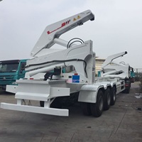 Chengda 20ft 40ft 37 tonnes côté chargeur conteneur remorque camion côté élévateur grue conteneur Transport côté ascenseur à vendre
