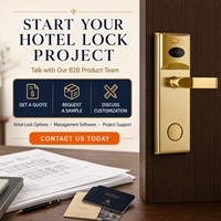 Serrure électronique intelligente pour chambre d'hôtel, logiciel de gestion gratuit, serrure à carte intelligente de haute qualité, serrure de sécurité pour porte d'hôtel