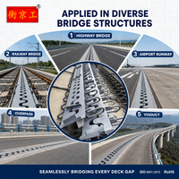 Joint de dilatation en acier de type doigt pour pont, en acier inoxydable, pour travaux d'étanchéité des joints de dilatation des ponts routiers et des ponts autoportants