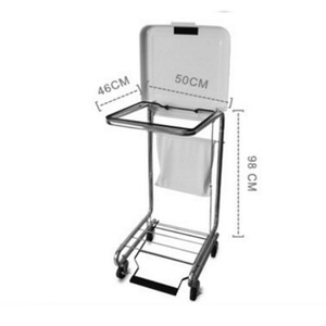 Goodstep Medical Waste Cart 500L <b>Plastic</b> Cover Foot Pedal Four-Wheel Brakes Hospital Storage <b>Trolley</b> - Product Image 4