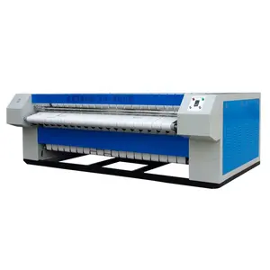 Diskon 2500Mm Rol Tunggal Komersial Mesin Setrika Otomatis Seprai Flatwork Ironer