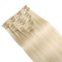 Lot de 240g de mèches à clipser en cheveux humains Remy, super épaisses, invisibles, sans nœuds, sans perte, pour cheveux fins, prix d'usine en gros