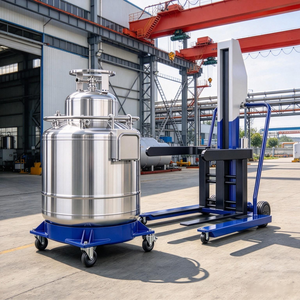 System Integration LH2 <strong>Storage</strong> <strong>Tank</strong> 50 Psi <strong>Liquid</strong> <strong>Hydrogen</strong> Reliquefier with High-Flow Ball Valve - Product Image 3