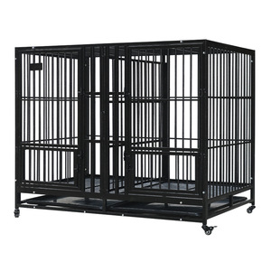 Durable Extra Large Dog Crate Transport Kennel Heavy Duty Dog Crate Cage for Training