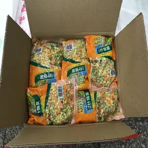 Wholesale Fresh High Quality Iqf Carrot Pea Green Bean Sweet Corn Frozen Mixed Vegetables