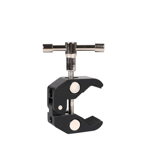 KEKAXI Universal Camera C Clamp Mount for DSLR Camera Led Video <b>Light</b> with 1/4" and 3/8" Screws Phone Holder Mount - Product Image 1