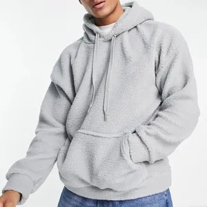 Latest Style 400 Gsm Polar Fleece Hoodie Applique Embroidery Blank Oversized Hoodies