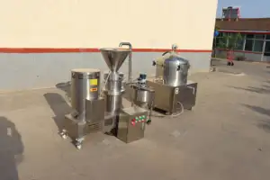Máquina automática de aço inoxidável com filtro industrial de amêndoa porca máquina de fazer leite de vaca japonês