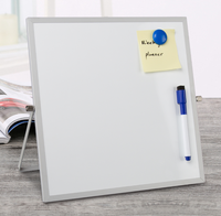 Usine directe 10x10 & 12x16 pouces pliable tableau d'affichage de bureau magnétique petit tableau blanc de table tableau noir nouveaux tableaux blancs