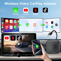 Adaptador inalámbrico CarPlay 5 en 1 Apple CarPlay y Android Auto Soporte Netflix YouTube Descargar aplicaciones Ai Box Dongle para 99% coches