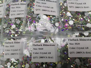 Cristales de Alta Calidad para Decoración de Uñas, Cristales Planos con Reverso <span class=keywords><strong>AB</strong></span>, Gran Venta - Product Image 2