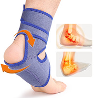 Orthèse de cheville sportive avec coussinet de protection en silicone pour talon, manchon de soutien stabilisateur en SBR pour adulte, idéal pour le basketball