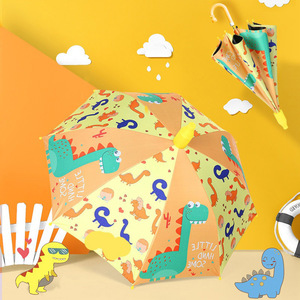 Parapluie enfant mignon à motif de dessin animé, 8 baleines, ouverture manuelle, imperméable, pour la rentrée scolaire, jours ensoleillés et pluvieux - Product Image 2