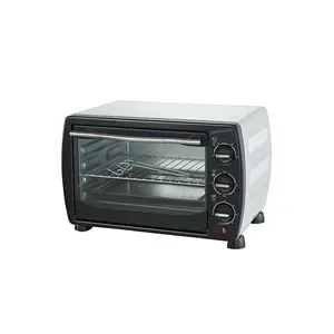 Nova 30L casa multi-função preto automático pequena máquina de café da manhã Torradeira & mini forno elétrico torradeira forno churrasqueira elétrica