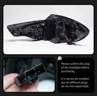 Feux arrière HETOP G01 G08 2018-2022 X3 LCI Blanc clair fumé, édition Venom, Plug and Play, accessoires DRL pour BMW