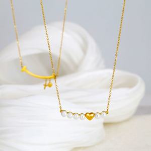 Collares de Moda 2026, Joyería Hipoalergénica, Acero Inoxidable 316L, Chapado en Oro PVD de 18k, Collar de Diseñador de Marca para Mujer - Product Image 4