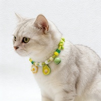 Collier pour animaux de compagnie moderne, luxueux, élégant, simple, réglable, doux, respirant, léger, écologique, en polyester, personnalisé