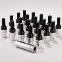 20 pièces/kit Rays Écrous de roue antivol en aluminium 6061, type cône à capuchon, pour voitures allemandes