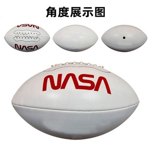 Pallone da Football Americano in PVC per Esterni, Misura Ufficiale, Design Cucito, Resistente, Bicolore - Product Image 5