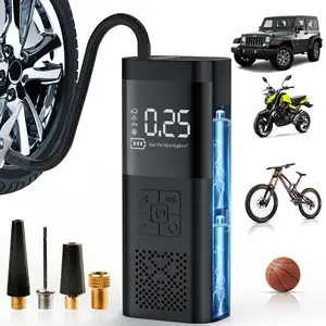 12v portable air compressor pump digital tire inflators mini electric air pump car tyre inflator